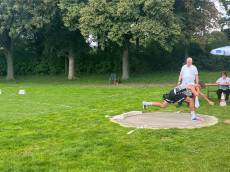 ... im Kugelstoßen hatte er jedoch das Nachsehen.