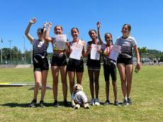 U14-Mädchenstaffel holt sensationell Hessische Bronzemedaille!