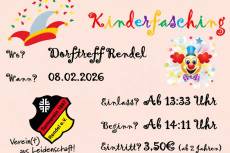 Helau & Alaaf beim Kinderfasching in Rendel!