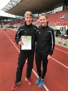 Bestleistung und Hessenmeisterin auf einem Bild