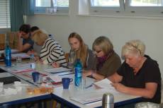 Brüten über den Prüfungsfragen