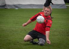 Daniel Horn bei der Abwehr