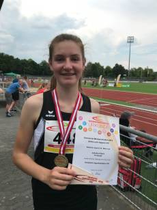 Die frischegebackene Hessenmeisterin