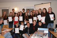 Die geehrten Leichtathleten des TV Rendel