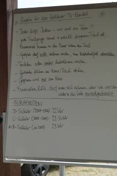 Die Zeltlager-Gesetze