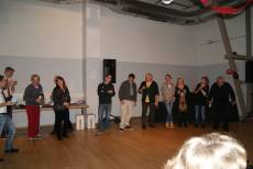 Gute Laune bei den Dankesgrüßen unserer Helfer!