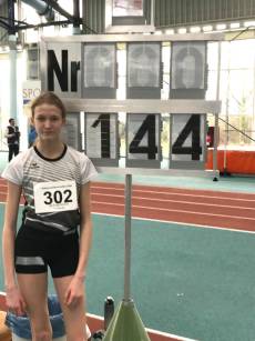 Hoch hinaus ging es auch für Jill