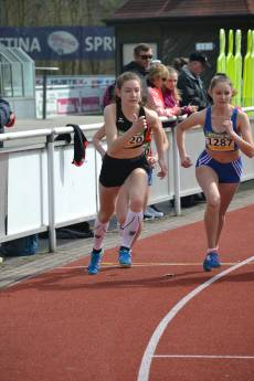 Johanna Ebert beim Start