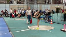 Leonie überzeugte mit persönlicher Bestleistung im Kugelstoßen.