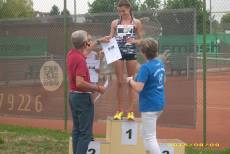 Mara Zeller, Lisa Schäfer und Fynn Aurand vorne