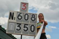 Lorina nach dem entscheidenden Sprung