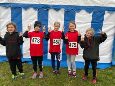 Pablo, Anahi, Anna, Madita und Johanna - das erfolgreiche U10-Team