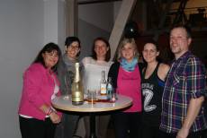 Sie feierten auch noch am späteren Abend: Heide Hoeynck und ihre Zumba-Gruppe