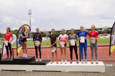 Siegerehrung als Deutsche Meisterin